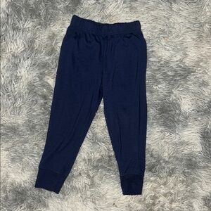♥️ Navy Blue Jogger Sweatpants with Ribbed Cuffs